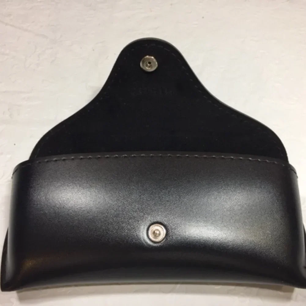 NEW SHEIN Sunglasses Eyeglasses Soft Black Leather Case